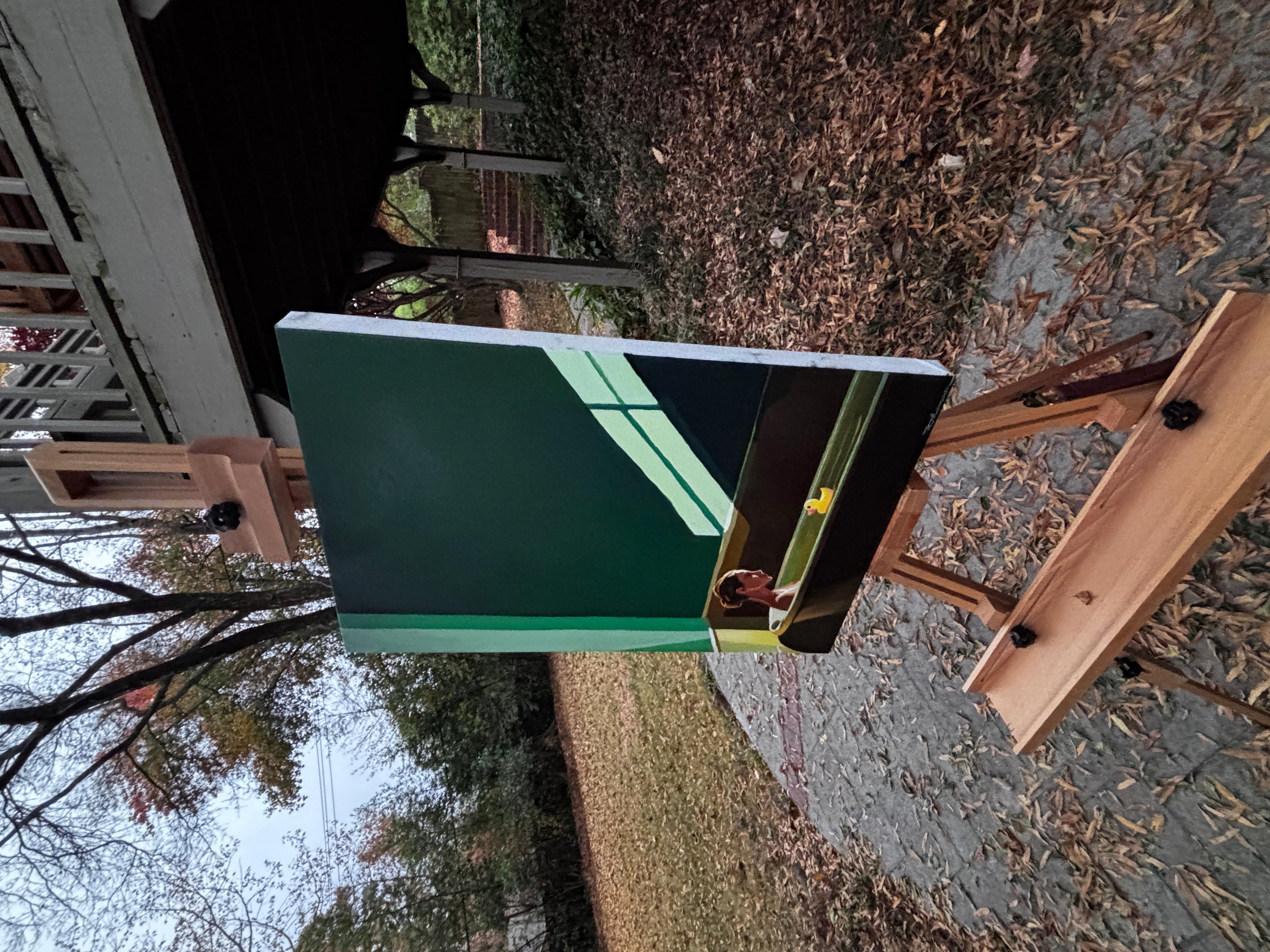 Der Eine, Ölgemälde – Painting von Keith Thomson