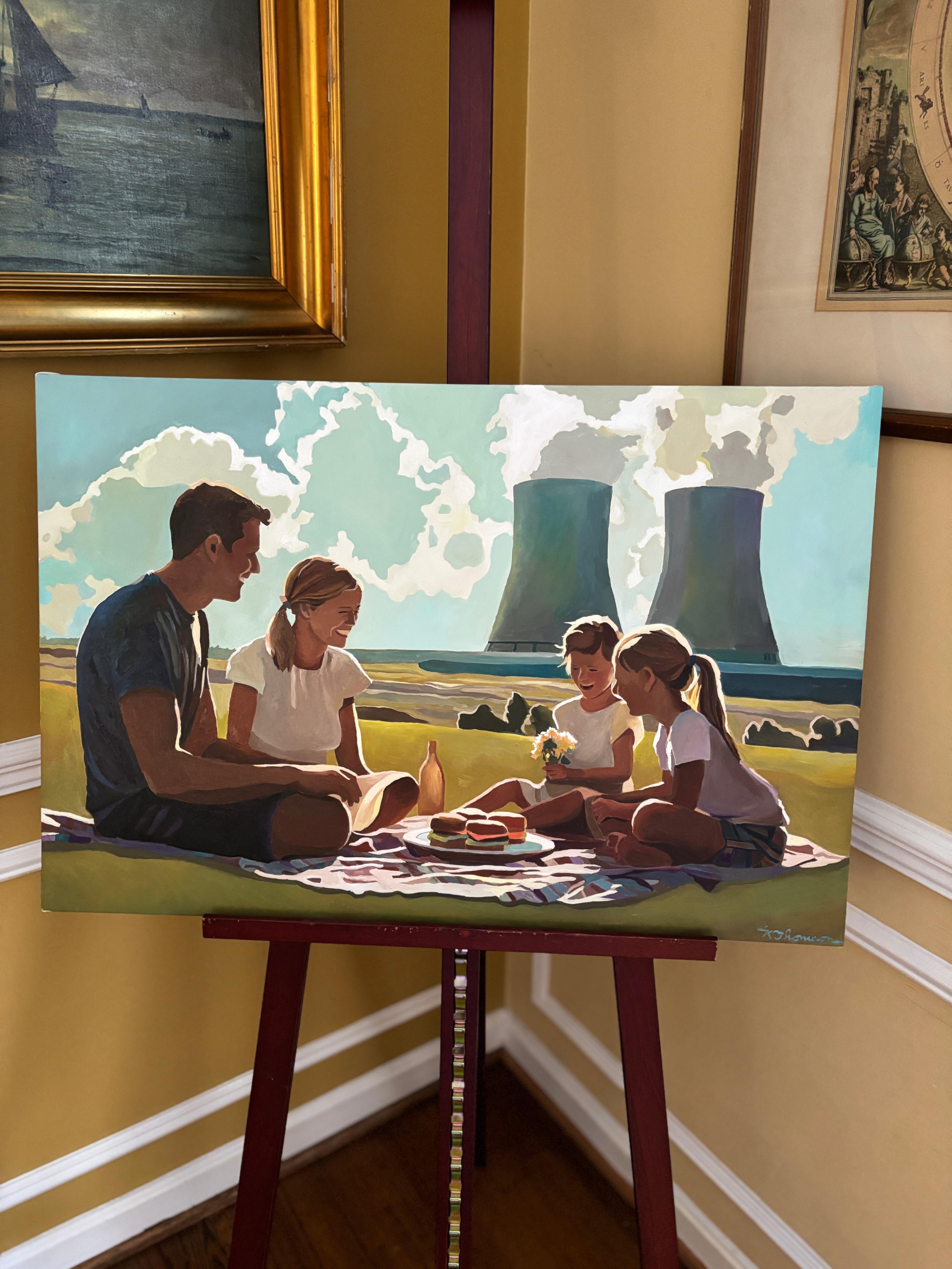 Utopía, Pintura al óleo - Painting Arte pop de Keith Thomson
