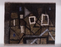 Peinture à l'huile abstraite originale de 1950 de Keith Vaughan, britannique, 1950