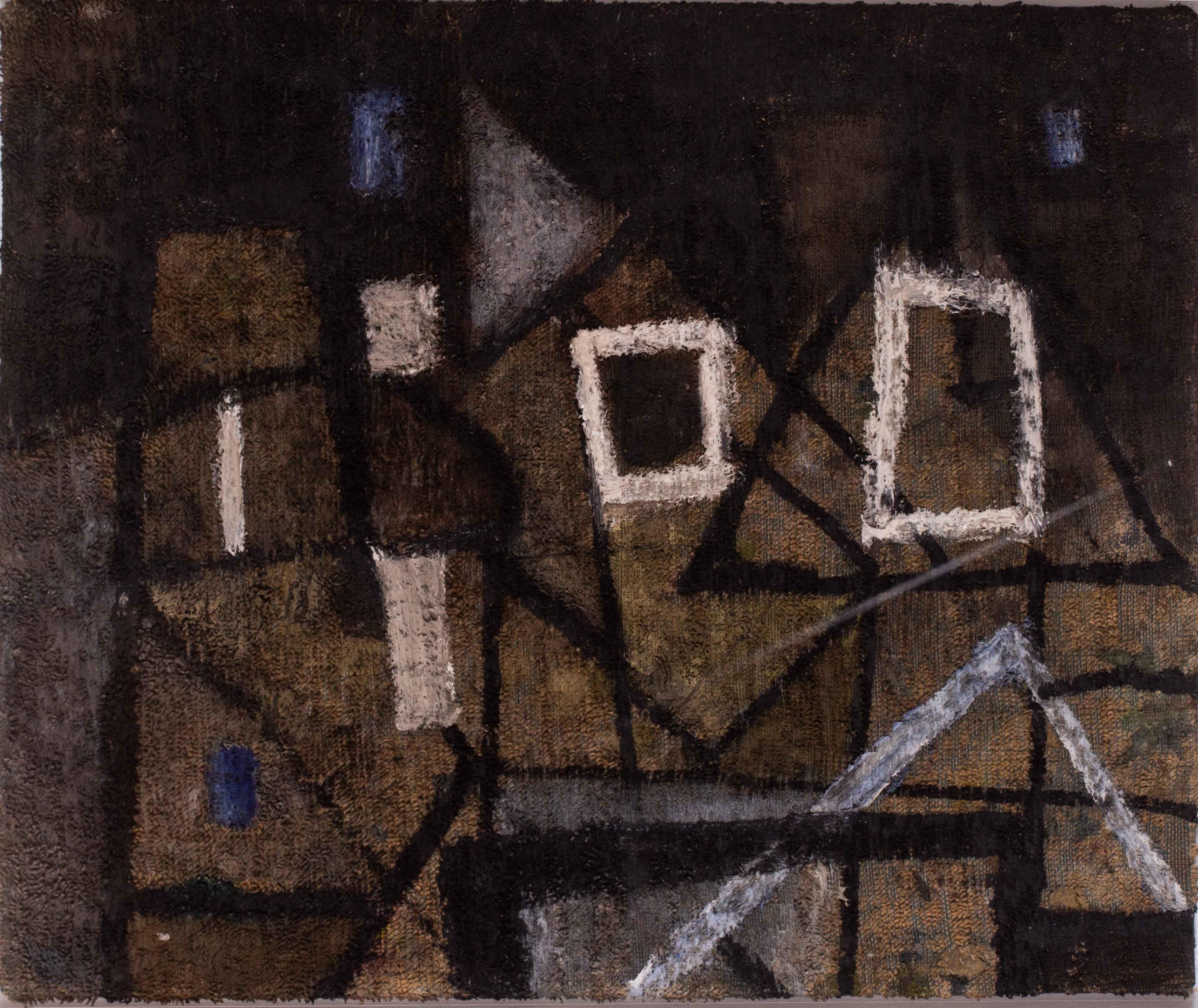 Óleo abstracto original de Keith Vaughan, Británico, 1950 en venta 2