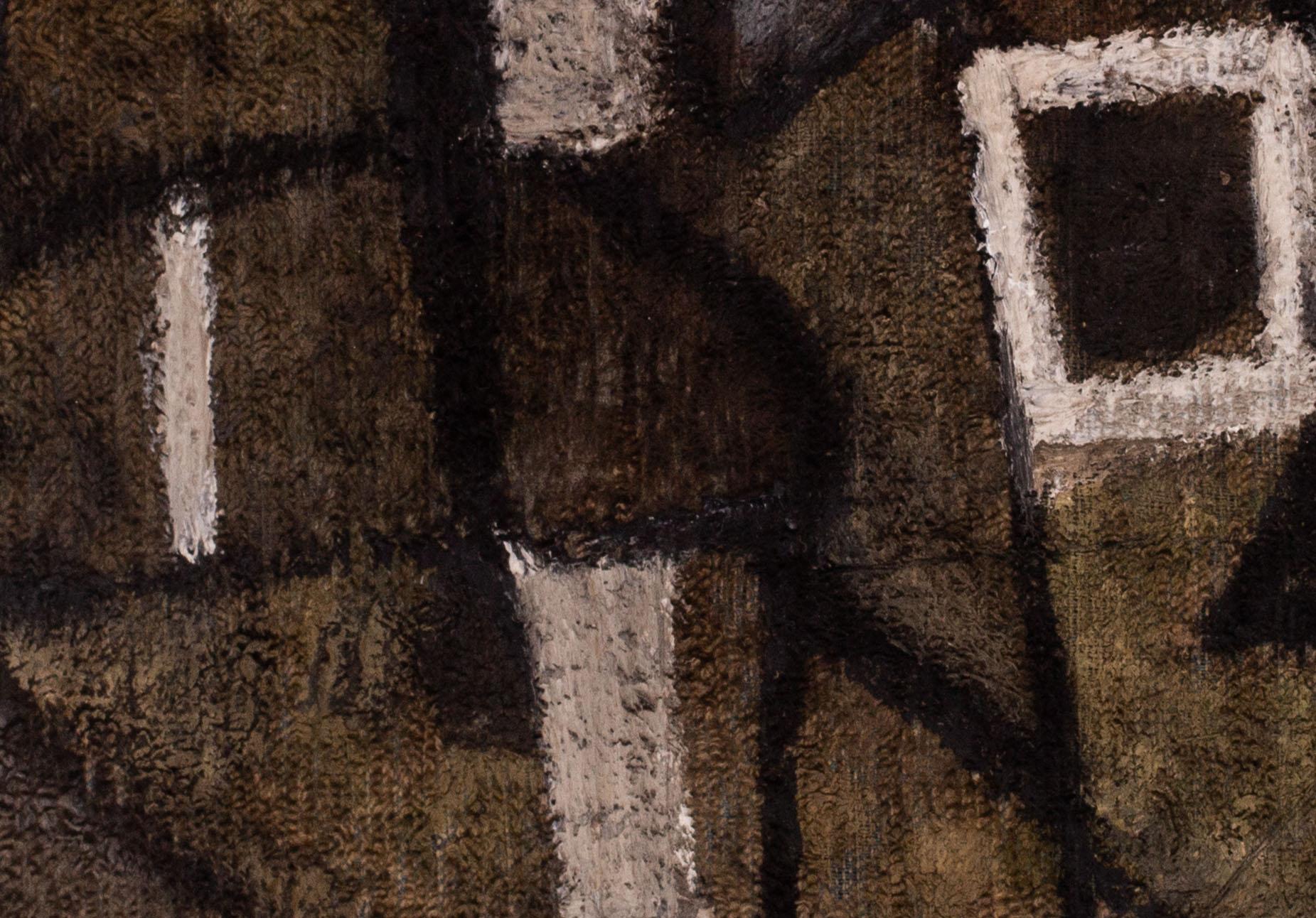 Óleo abstracto original de Keith Vaughan, Británico, 1950 en venta 4