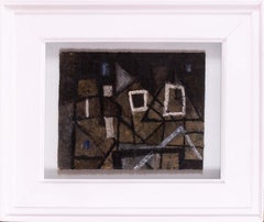 Original 1950 Keith Vaughan abstract oil painting, British, 1950
