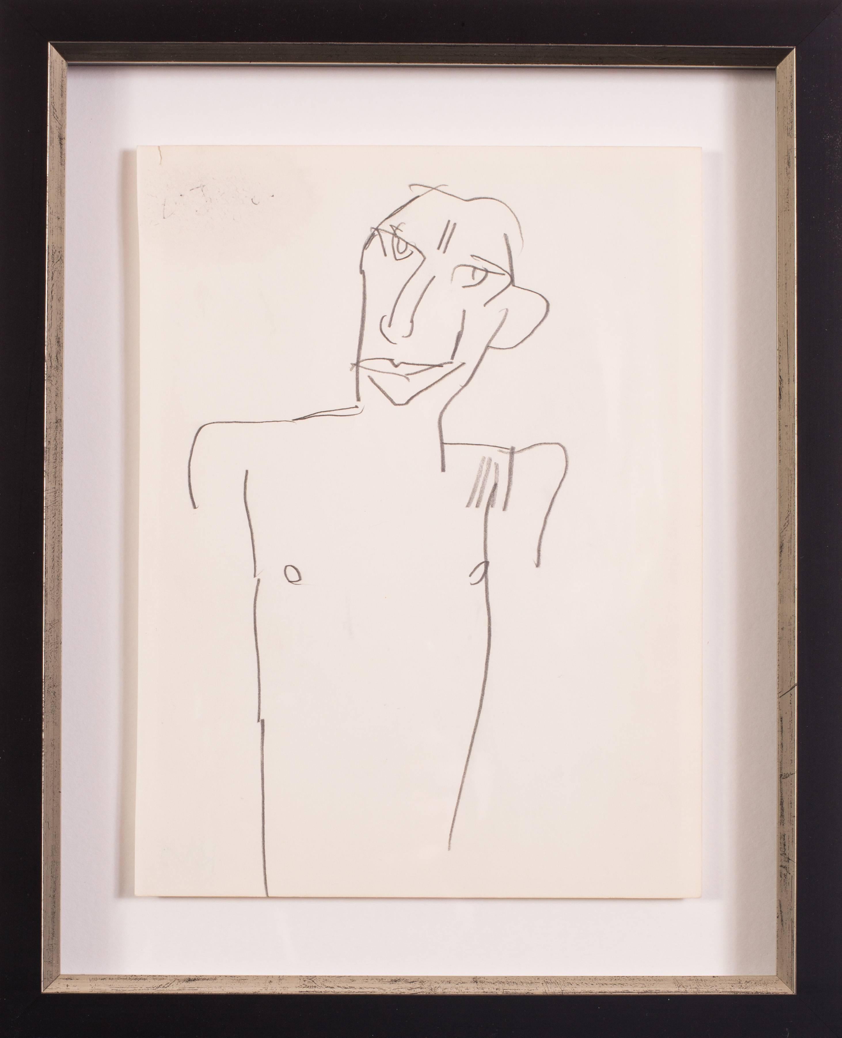 Keith Vaughan drawings, set of 4, figures or men, 20th Century, British  1