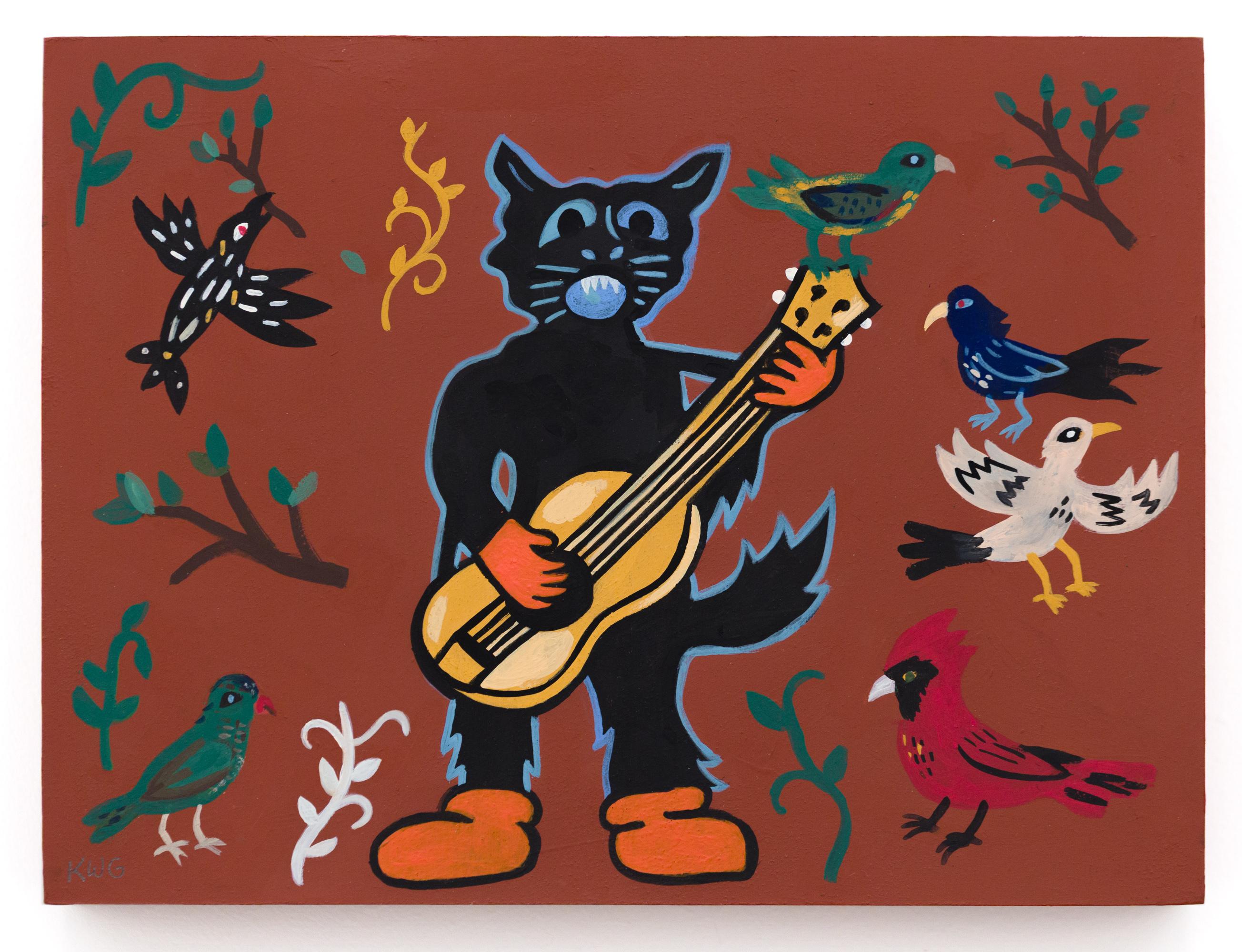 Esta pieza titulada "Encantador II" es una obra original de  Keith Warren Greiman es de flashe sobre panel de madera montado. Esta pieza mide 9 "h x 12 "w, está firmada por el artista.

Su primera exposición tuvo lugar durante la muestra tripartita