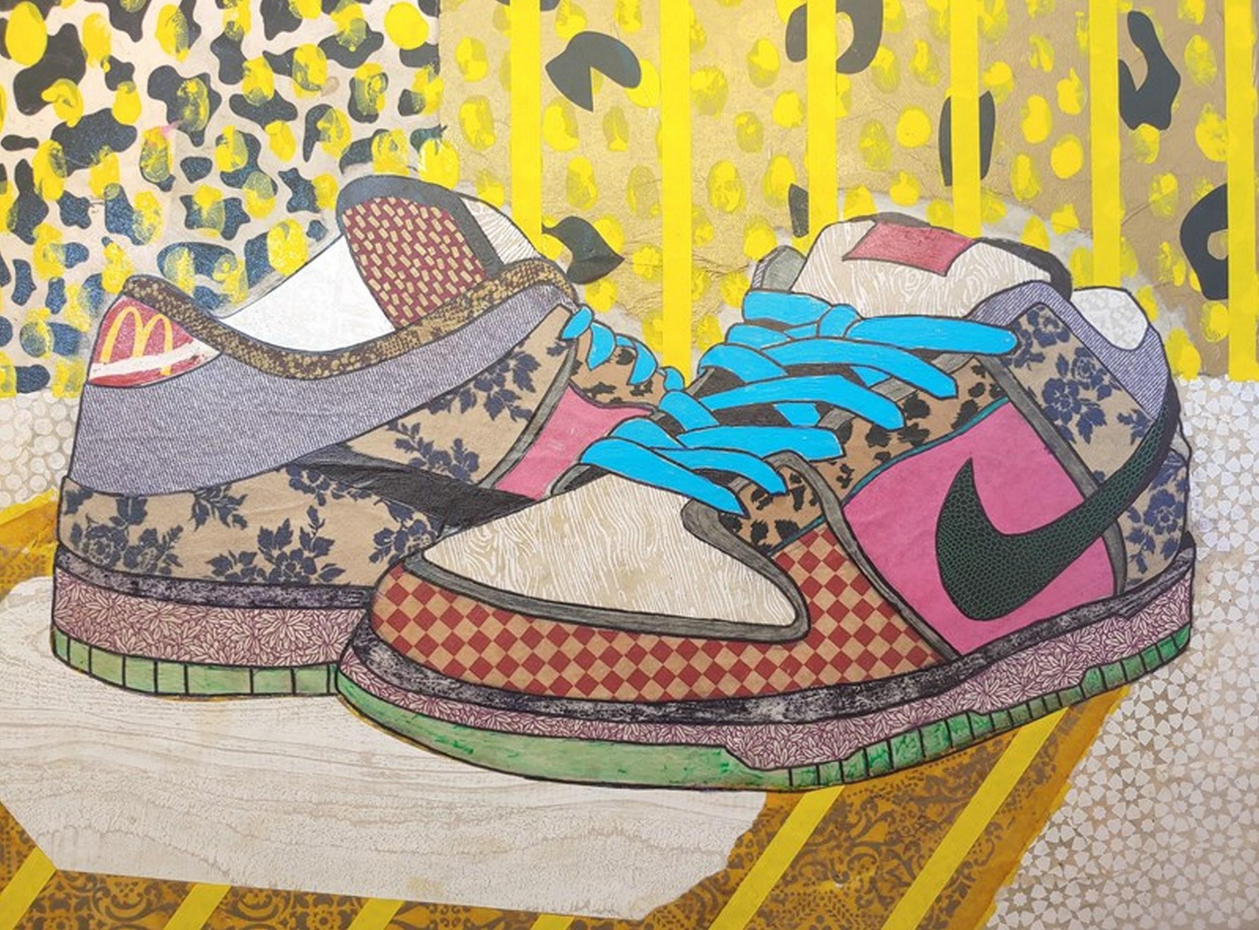 Keith Young Still-Life Painting - Street Shoes