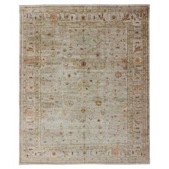 Keivan Woven Arts Angora Oushak Türkischer Teppich  Maße: 12'2 x 14'5 