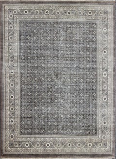 Used Keivan Woven Arts Fine Weave Khotan Design Rug in Gray 