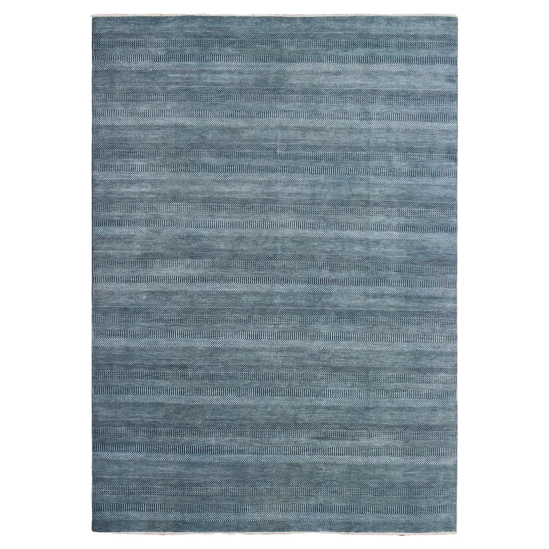Keivan Woven Arts Fine Weave Modern Rug With Transitional Design  For Sale