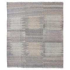 Keivan Woven Arts Tapis Kilim afghan à tissage plat et au design moderne