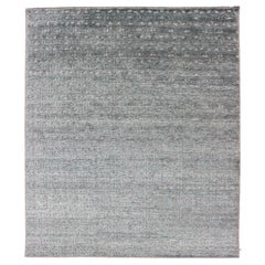 Keivan Woven Arts Hi-Low Pile in Moroccan Design In Light Greens 8'2 x 9'10
