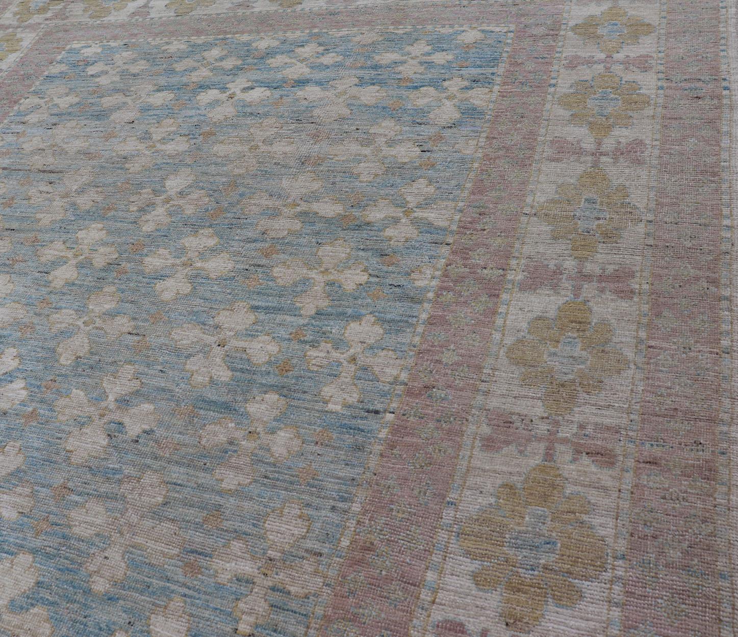 Wool Keivan Woven Arts Khotan design Gallery rug  For Sale