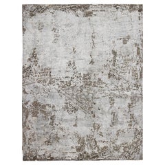 Keivan Woven Arts Modern Rug With warm Cream, Light Brown & Off White