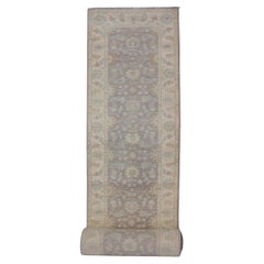 Used Keivan Woven Arts Runner with All-over Tabriz Design with Geometric Motifs