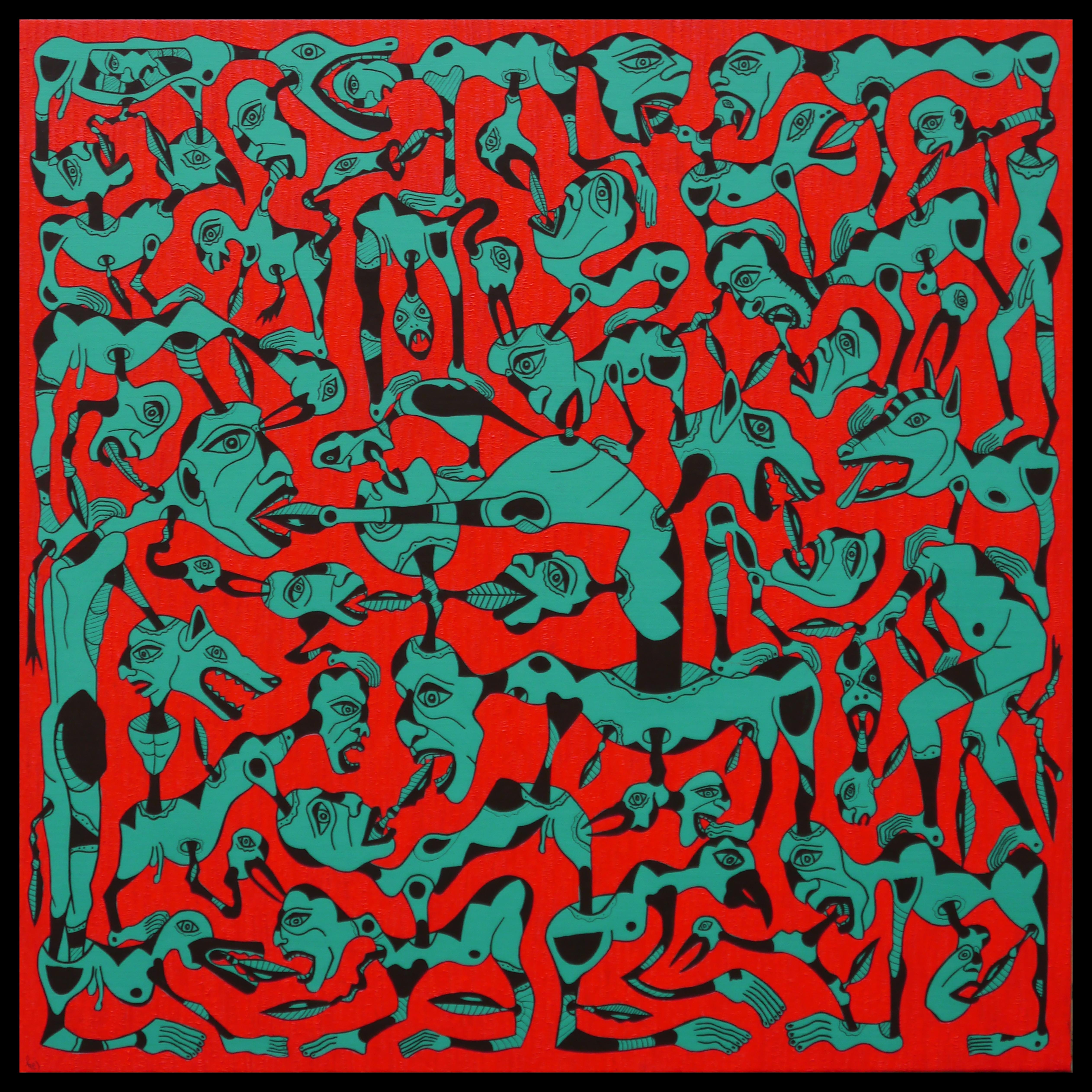 Figurative Painting di Kej - Arte contemporanea francese di KEJ - Aenigma Machina