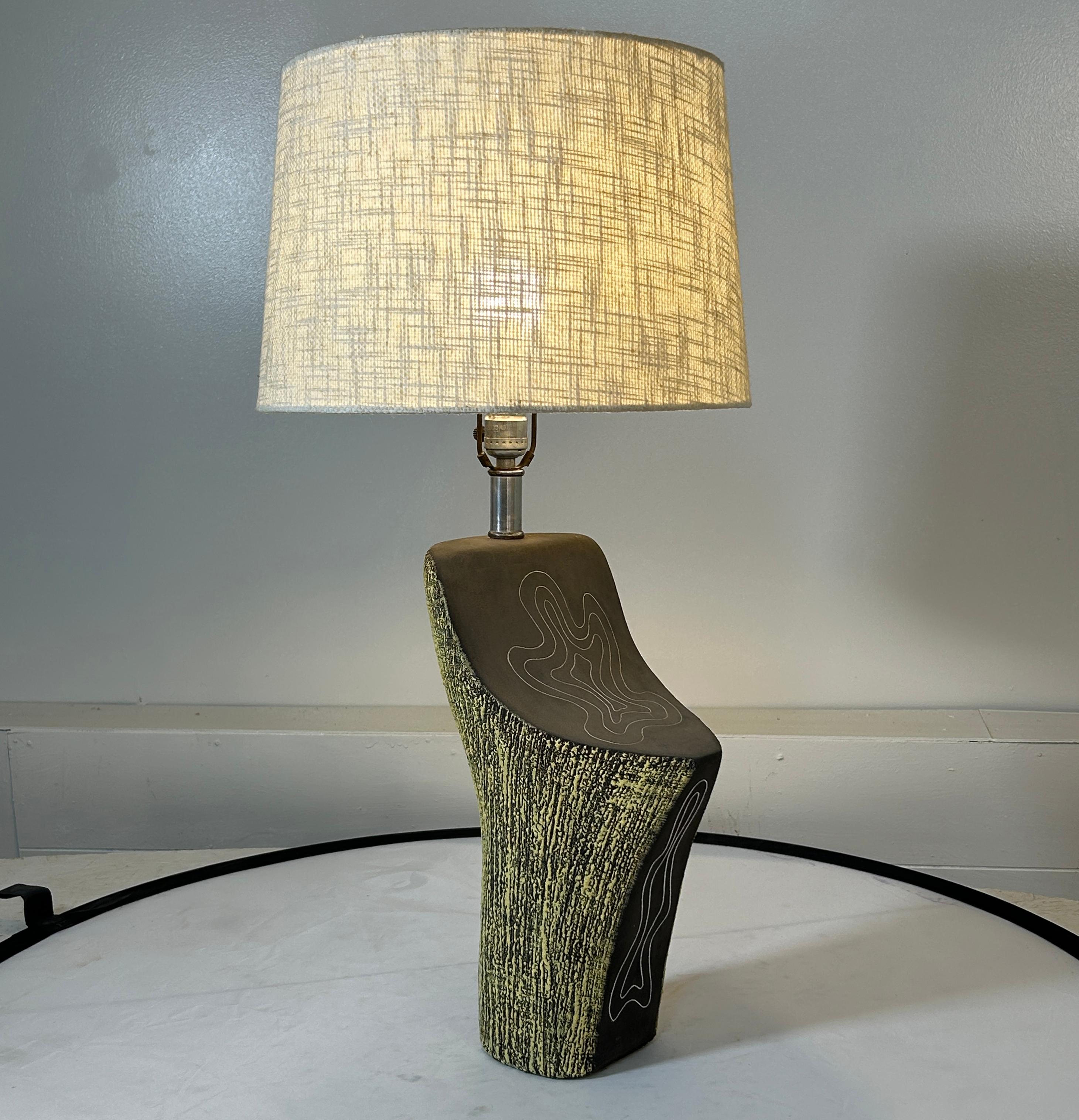 American Kelby Table Lamp abstract design For Sale
