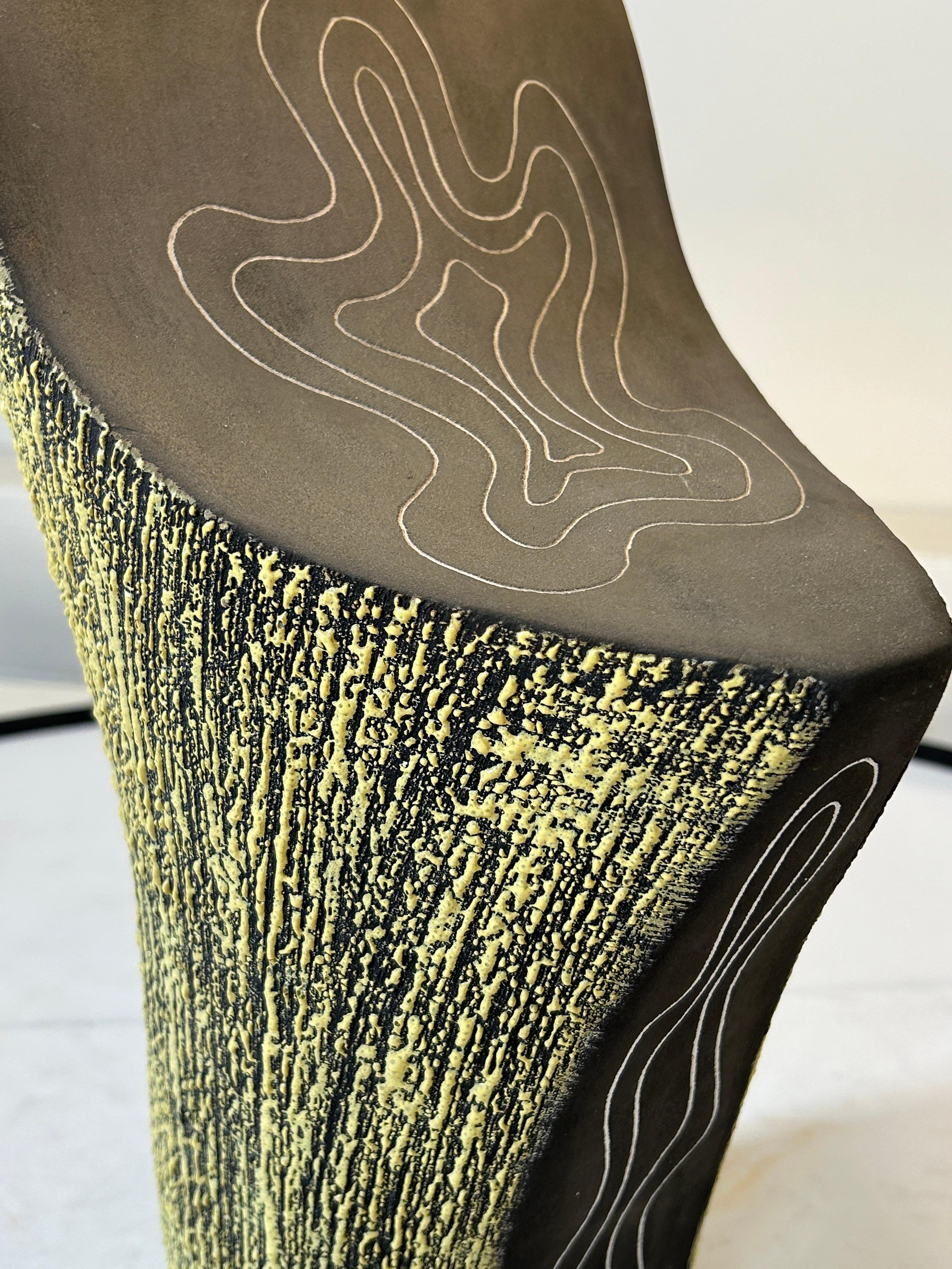 Mid-20th Century Kelby Table Lamp abstract design For Sale