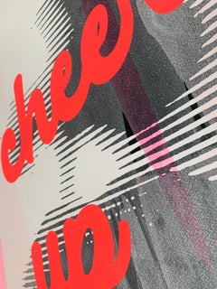 Monoprint Series 14, Unique Silkscreen on Fine Art Paper, 100 x 70 cm, 2021