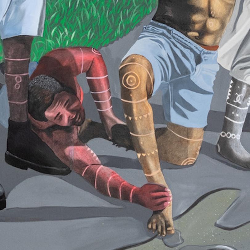 Allegoria della disciplina - Painting di Kelechi Nwaneri