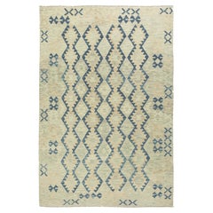 Kelim Afghan (189 × 278 cm, new, wool, gray/blue)