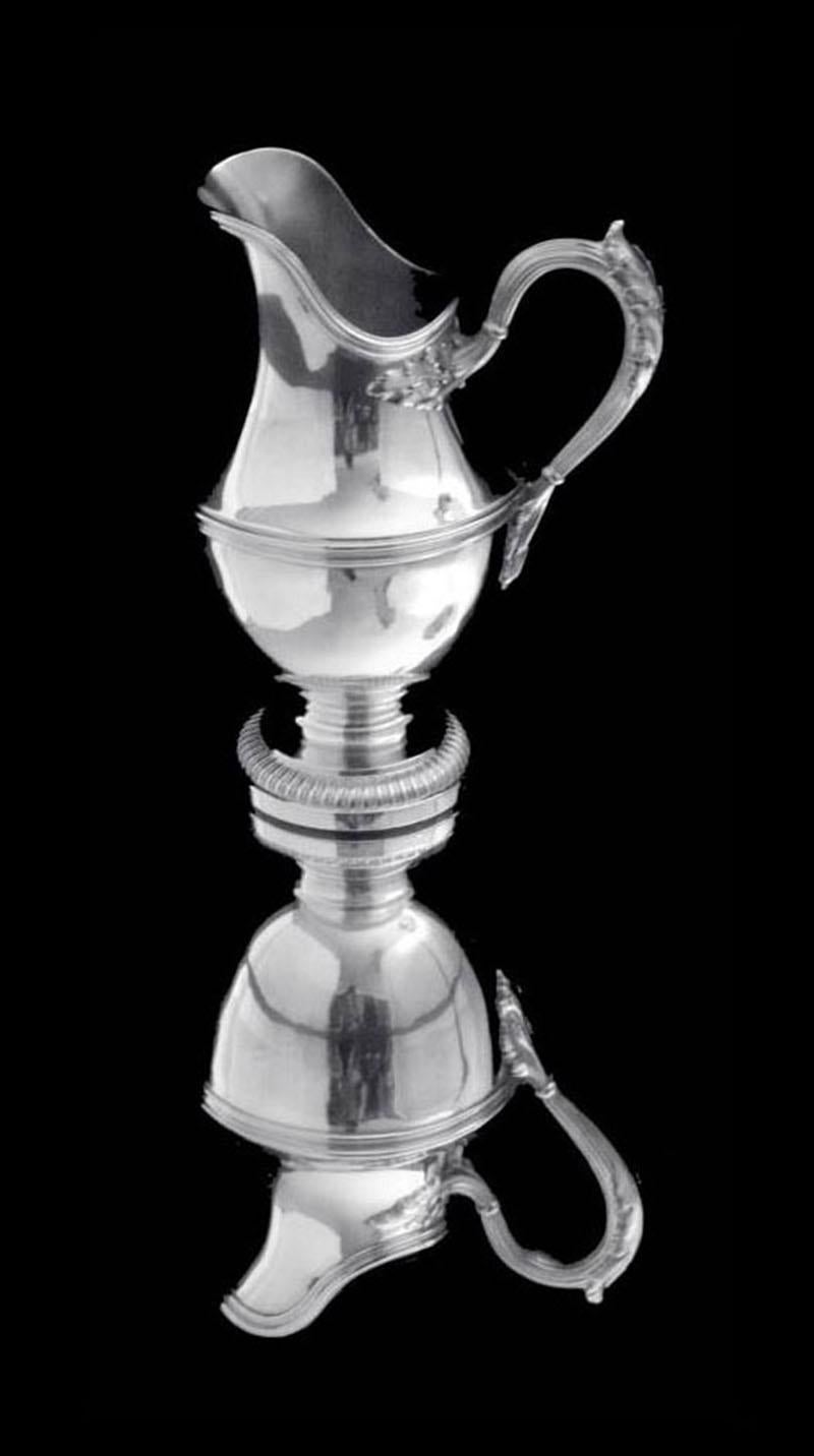 Keller - 8pc. Louis XVI 19th Century 950 Sterling Silver Tea Set, Museum Quality For Sale 9