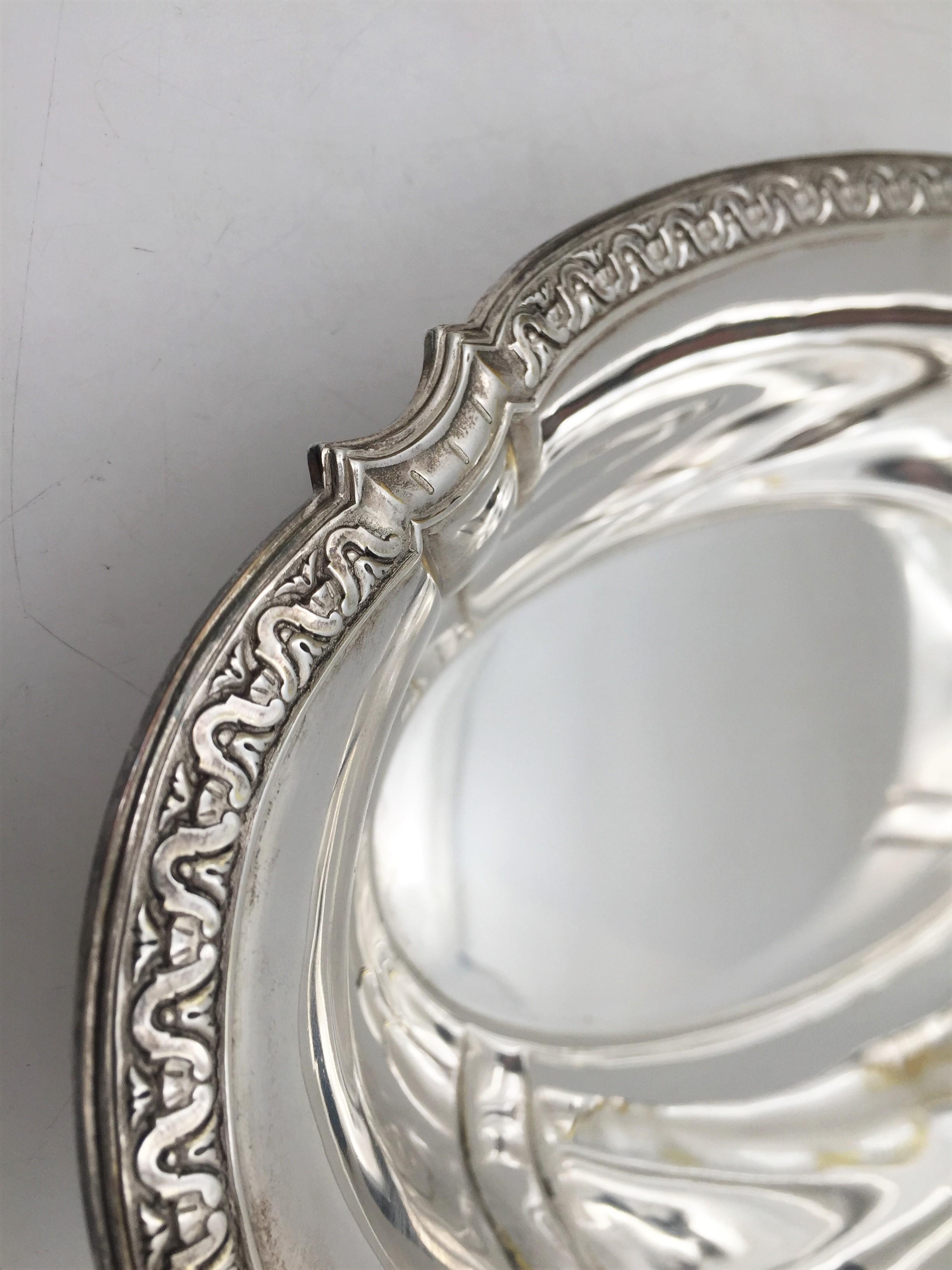 Keller French Silver 20th Century Centerpiece Bowl For Sale 2