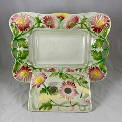 Keller & Guerin St Clément Luneville Two-Piece Art Nouveau Asparagus Server