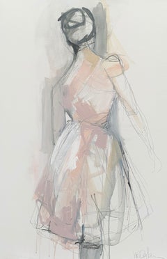 Backlit by Kelley Ogburn Medium Vertical Ballerina Painting on Canavas