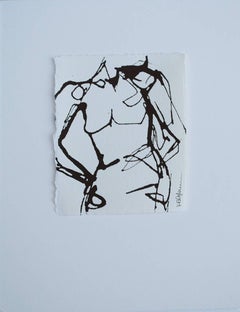 Ink #7, Petite Ink on Paper Nude