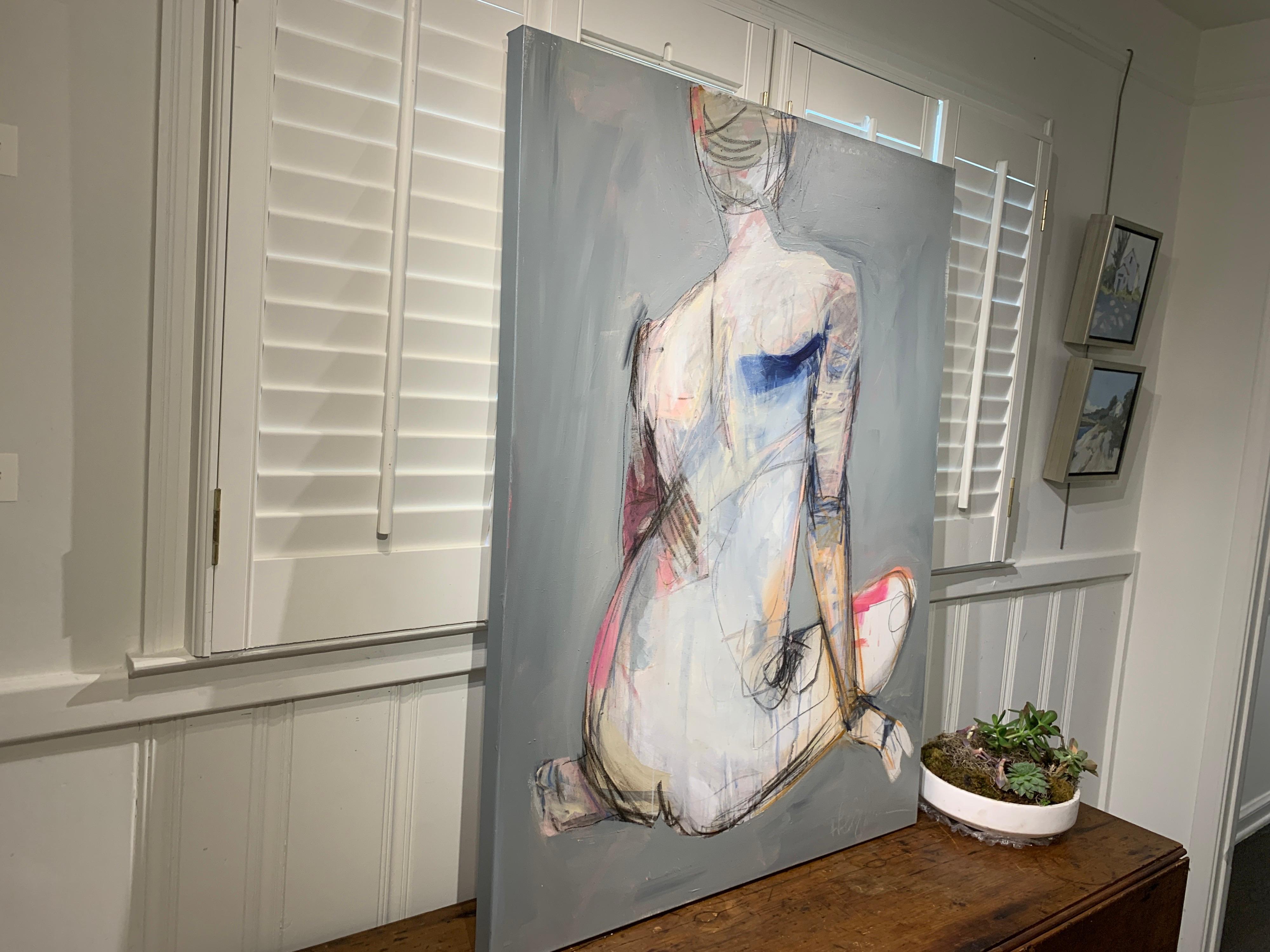 Still by Kelley Ogburn, Mixed Media Vertical Contemporary Nude Painting 4