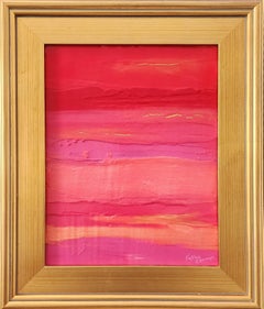 Be Enough (Gestural Abstract, Saturated, Impasto, Pink, Red, ~39% OFF)