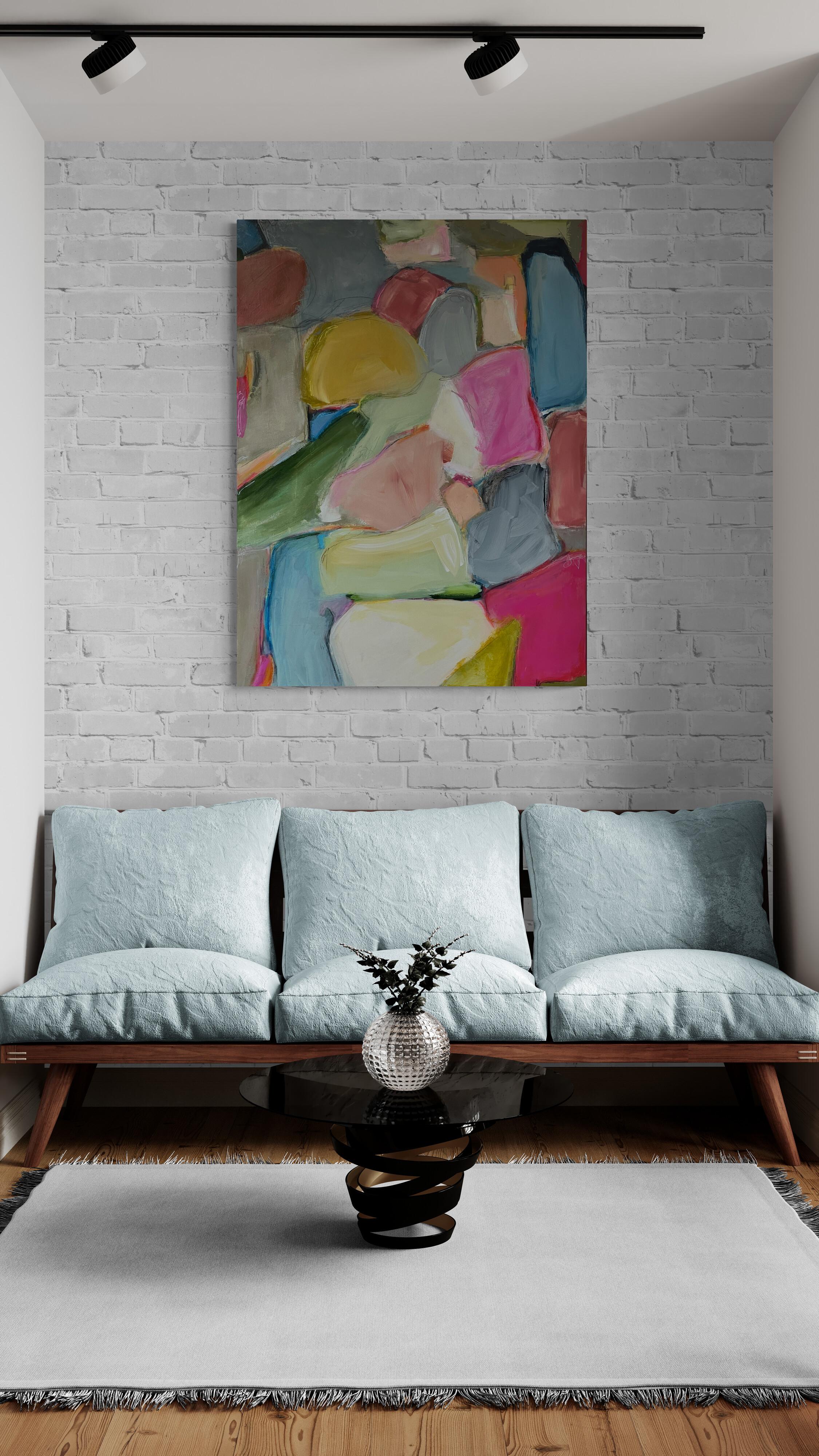 Kelley Carman
Dreaming About You (Abstract, Blues, Green, Gold, Yellow, Pink)
Acrylic and Oil Stick
Year: 2023
Size: 48x36x1.5in
Signed
COA provided 
Ref.: 924802-2042

Tags: Abstract, Blues, Green, Gold, Yellow, Pink  

-----

Kelley Carman