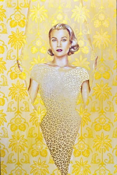 Princesa Grace, Pintura, Acrílico sobre panel de madera