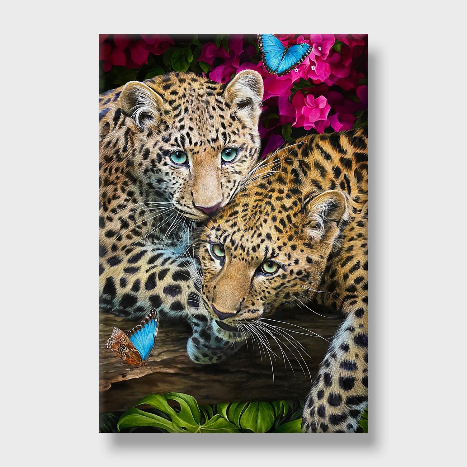 Realistic Cheetah Painting, 