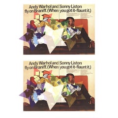 Andy Warhol Sonny Liston Fly on Braniff Lithograph