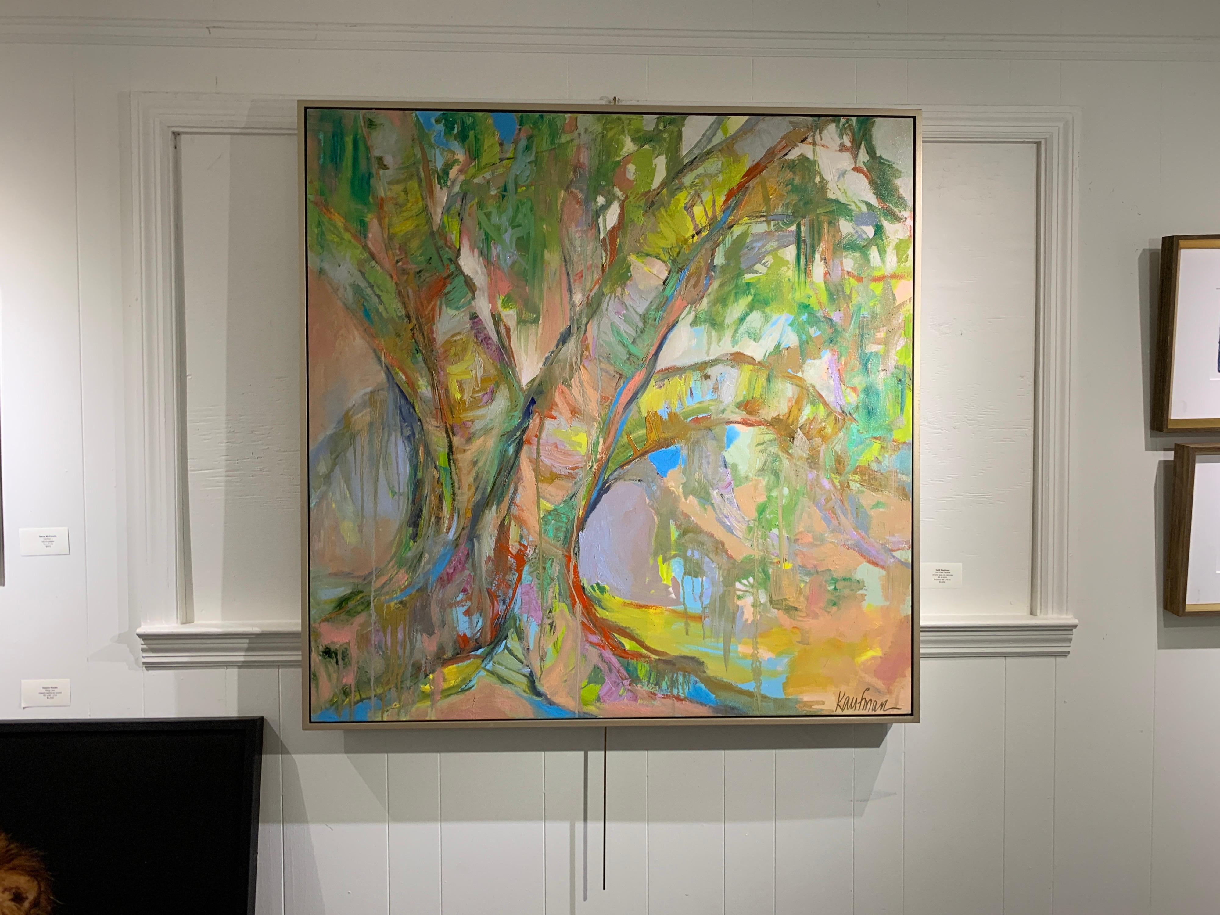 oak tree painting abstract