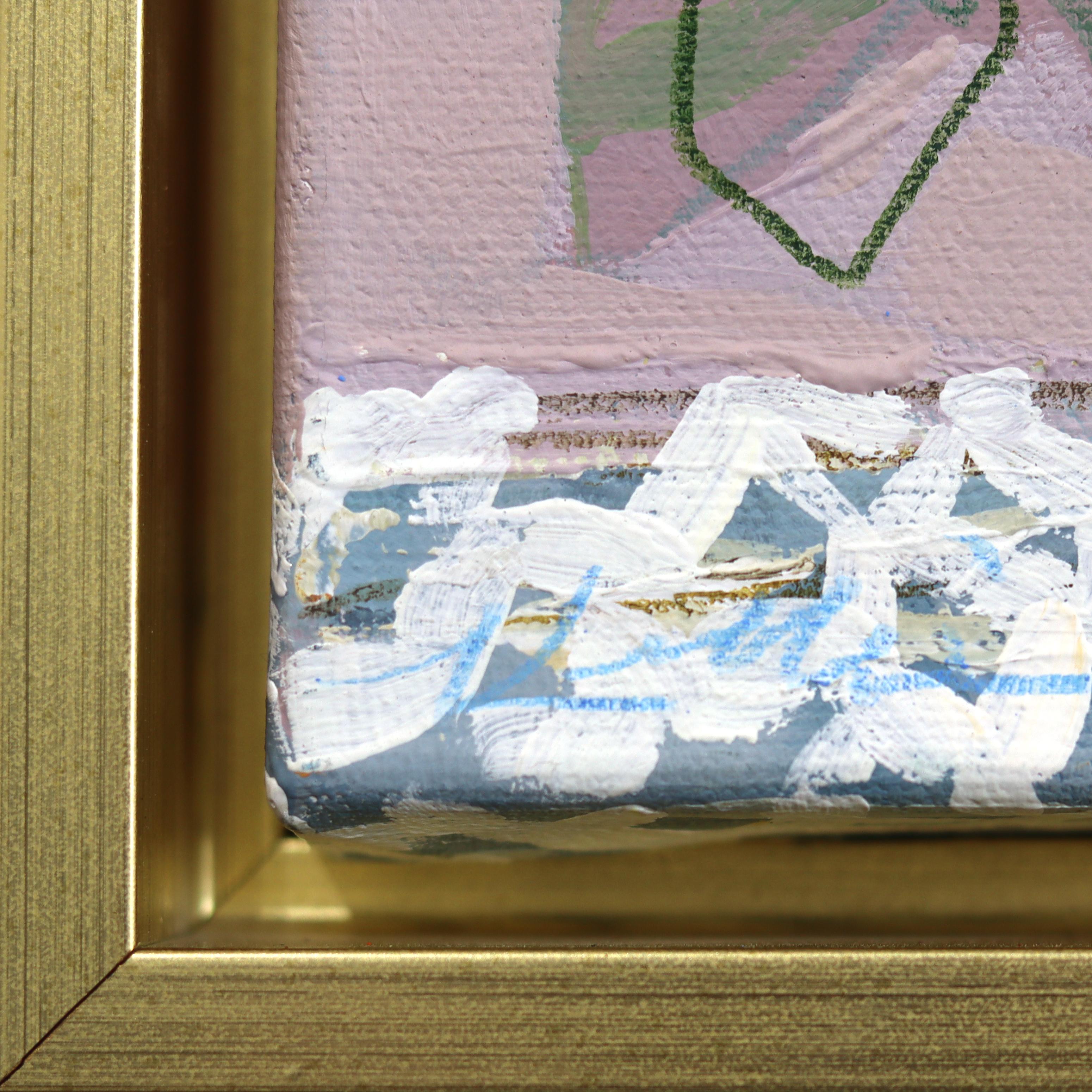 Fülle des Sommers - Abstrakt Buntes Blumenstillleben Gemischtes Medienkunstwerk im Angebot 4