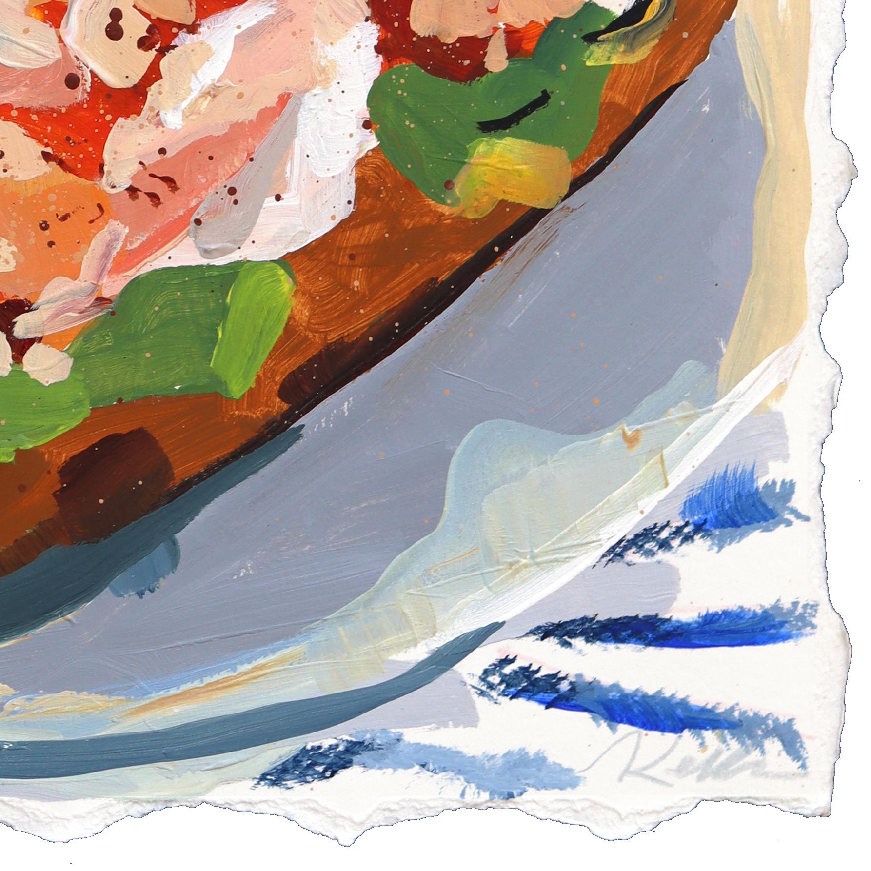 Boston's Best Lobster Rolls - Food Still Life Color Drenched Mixed Media Artwork im Angebot 3