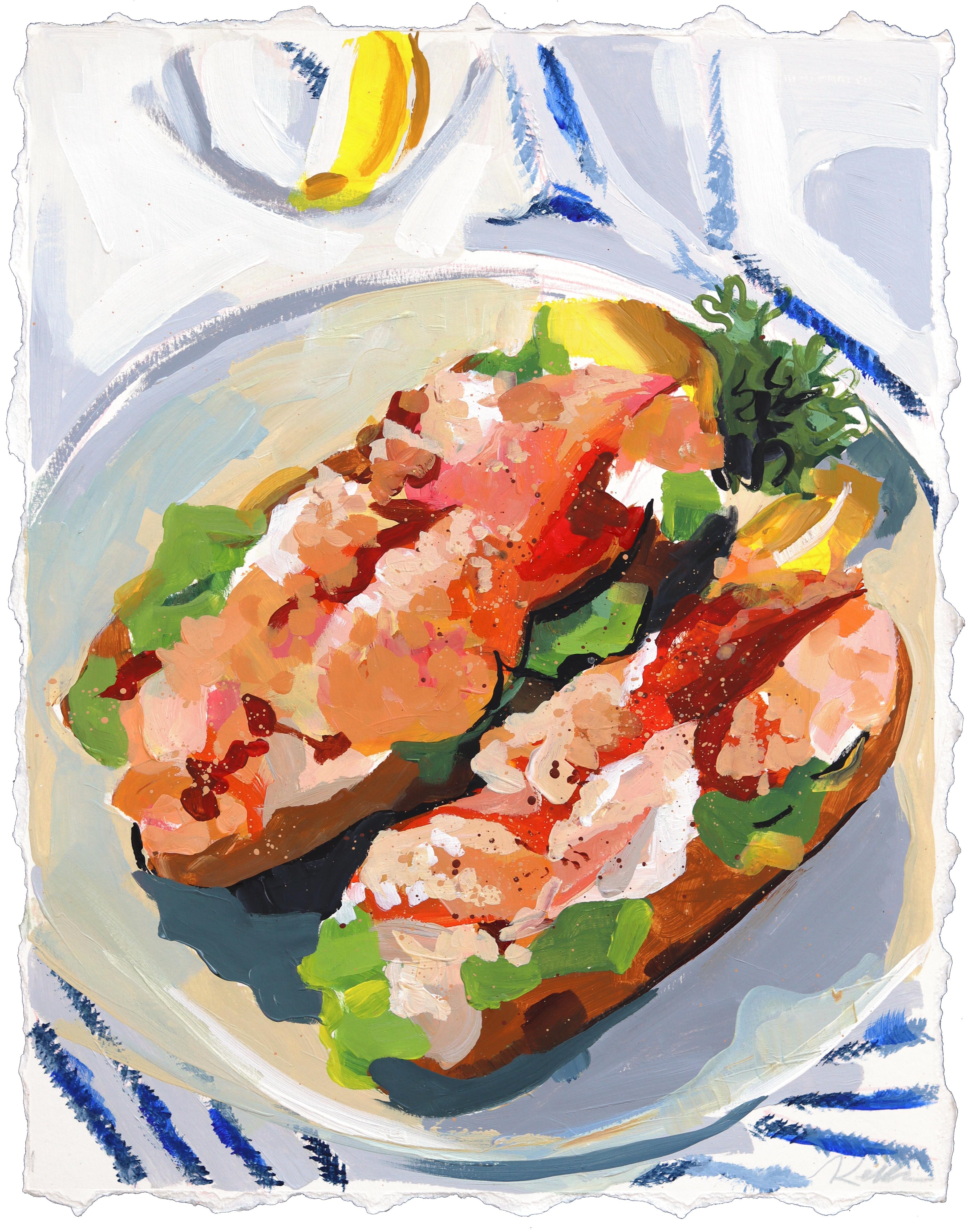 Boston
s Best Lobster Rolls - Nature morte à la nourriture Œuvre d
art mixte en couleurs