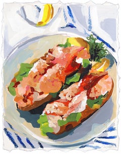 Boston's Best Lobster Rolls - Natura morta con opere d'arte in tecnica mista a colori
