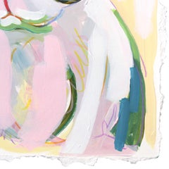 Bunny Boy -  Bunny Boy Figurative Pastel Painting on Paper