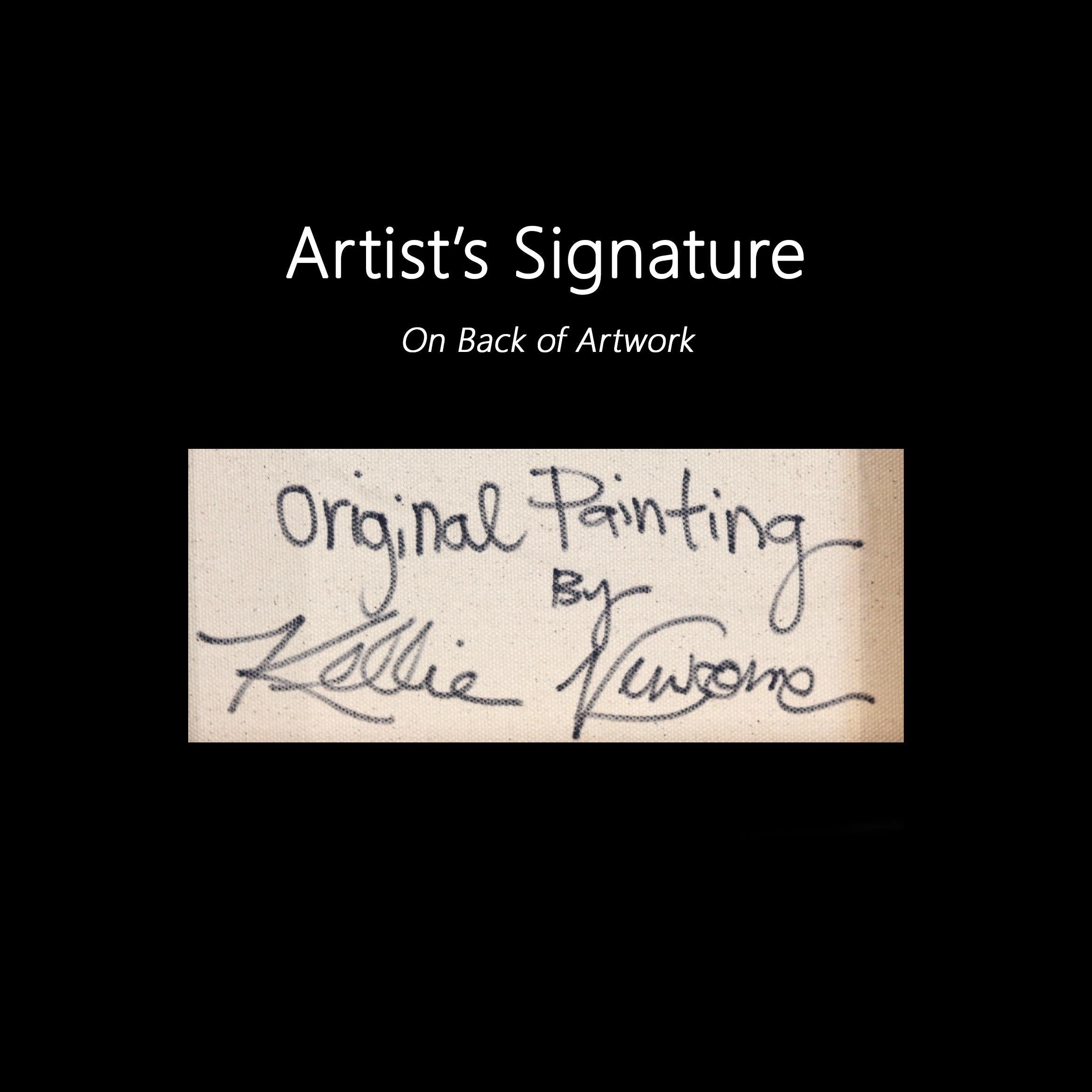 Flower Study - Framed Abstract Colorful Still Life Mixed Media Artwork on Canvas For Sale 8