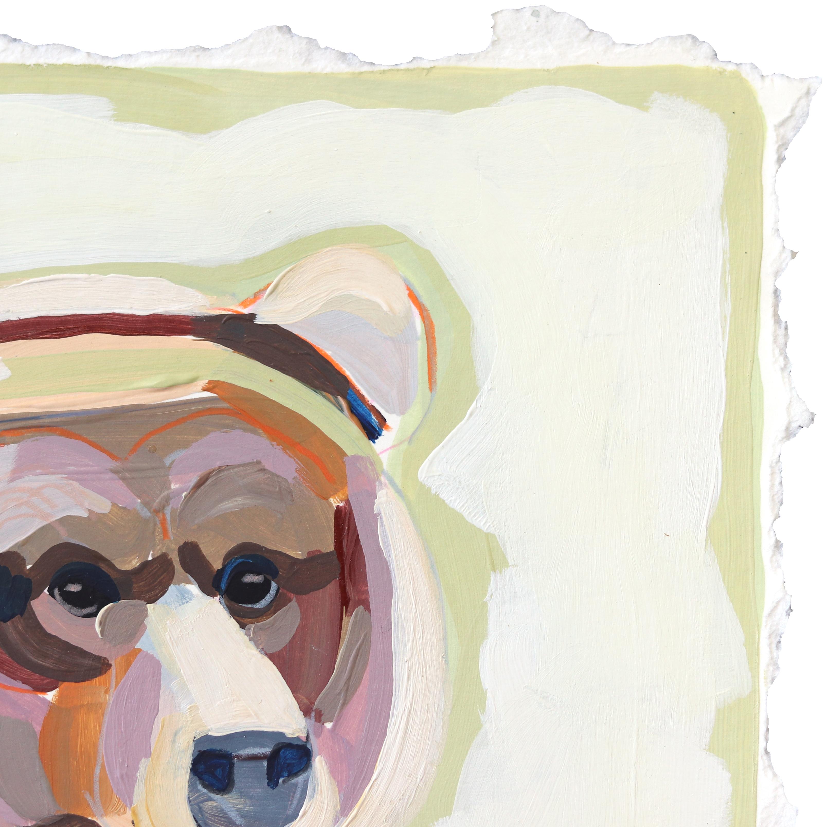 Kellie Newsome, artista di Columbus, Georgia, è specializzata in ritratti di animali dinamici ed espressivi che emanano vitalità e personalità. Il suo stile unico combina forme astratte e palette di colori vivaci, catturando l'essenza di ogni