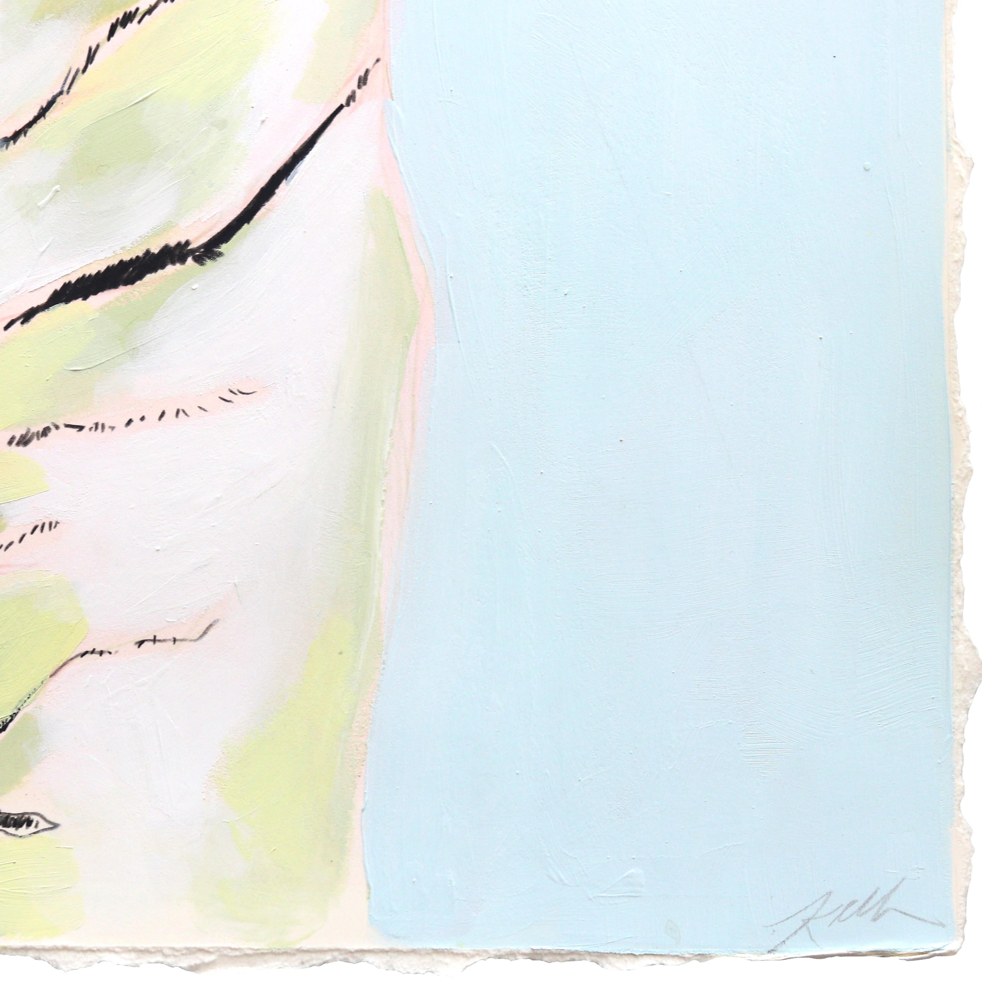 Amor Intenso - Pintura Abstracta Tigre sobre Papel en venta 2