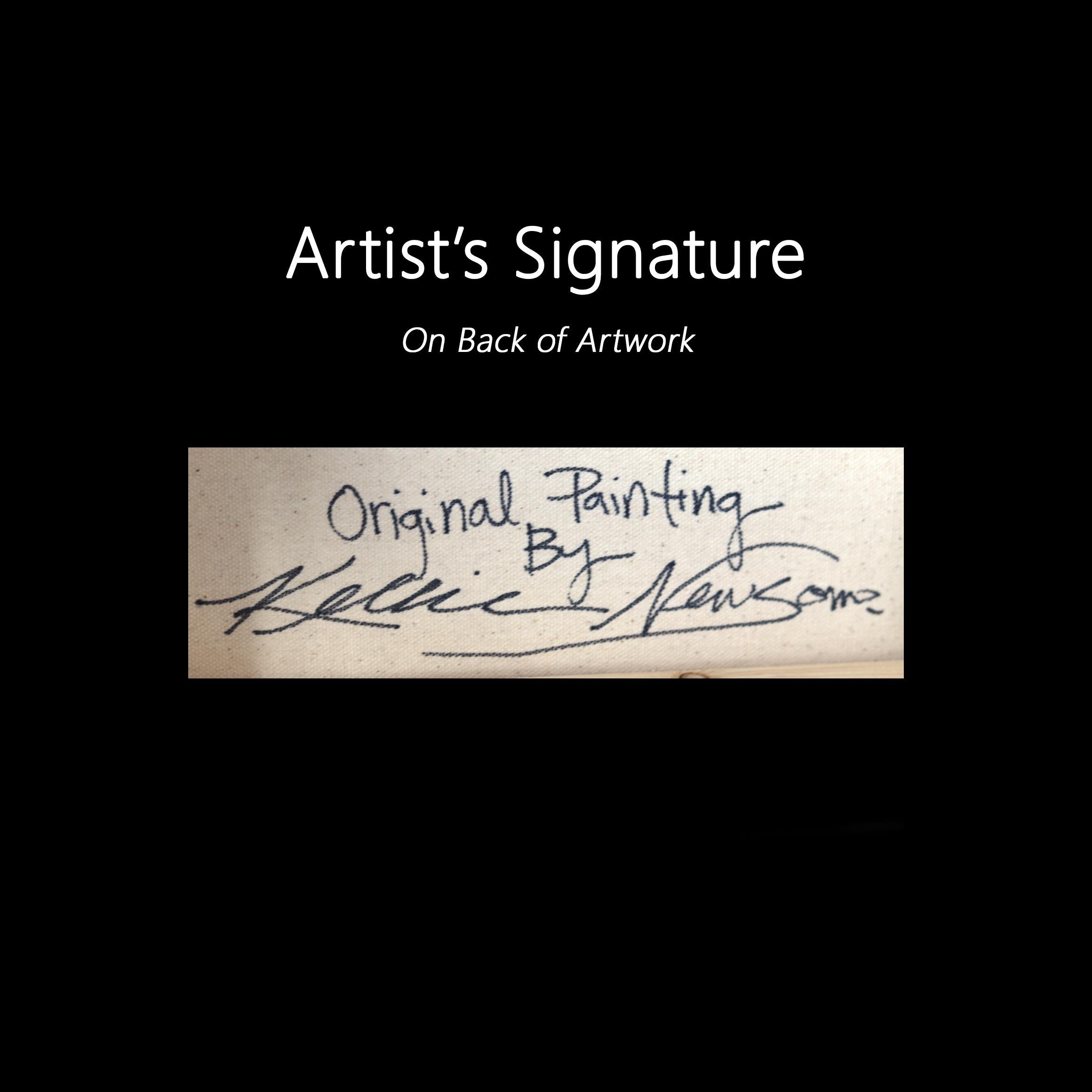 Lokale Blüten - Gerahmtes abstraktes farbenfrohes Stilleben gemischtes Medienkunstwerk auf Leinwand im Angebot 4