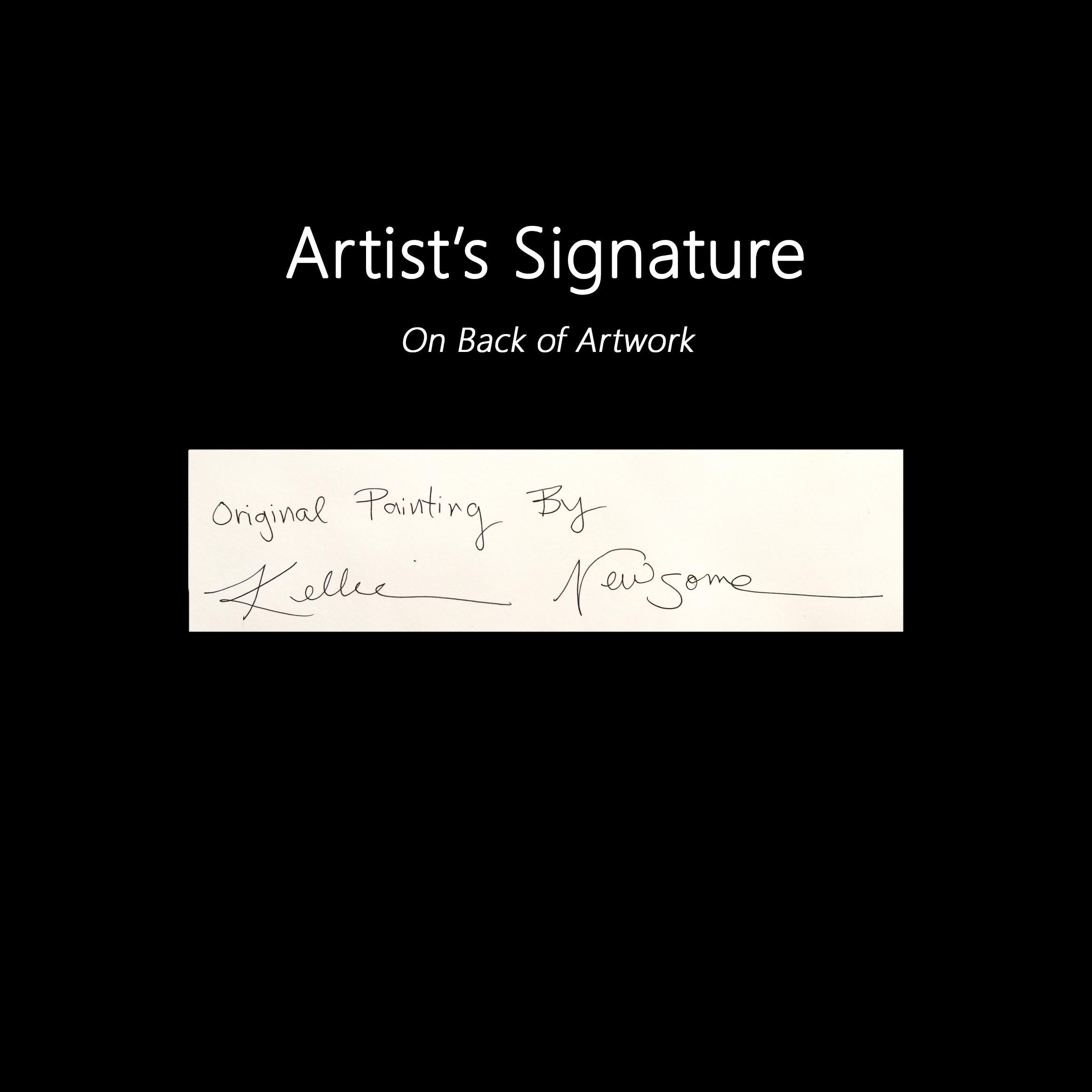 Lange Haare, kurze Beine - Abstraktes ausdrucksstarkes Hundeportrait Gemischte Medien Malerei im Angebot 3