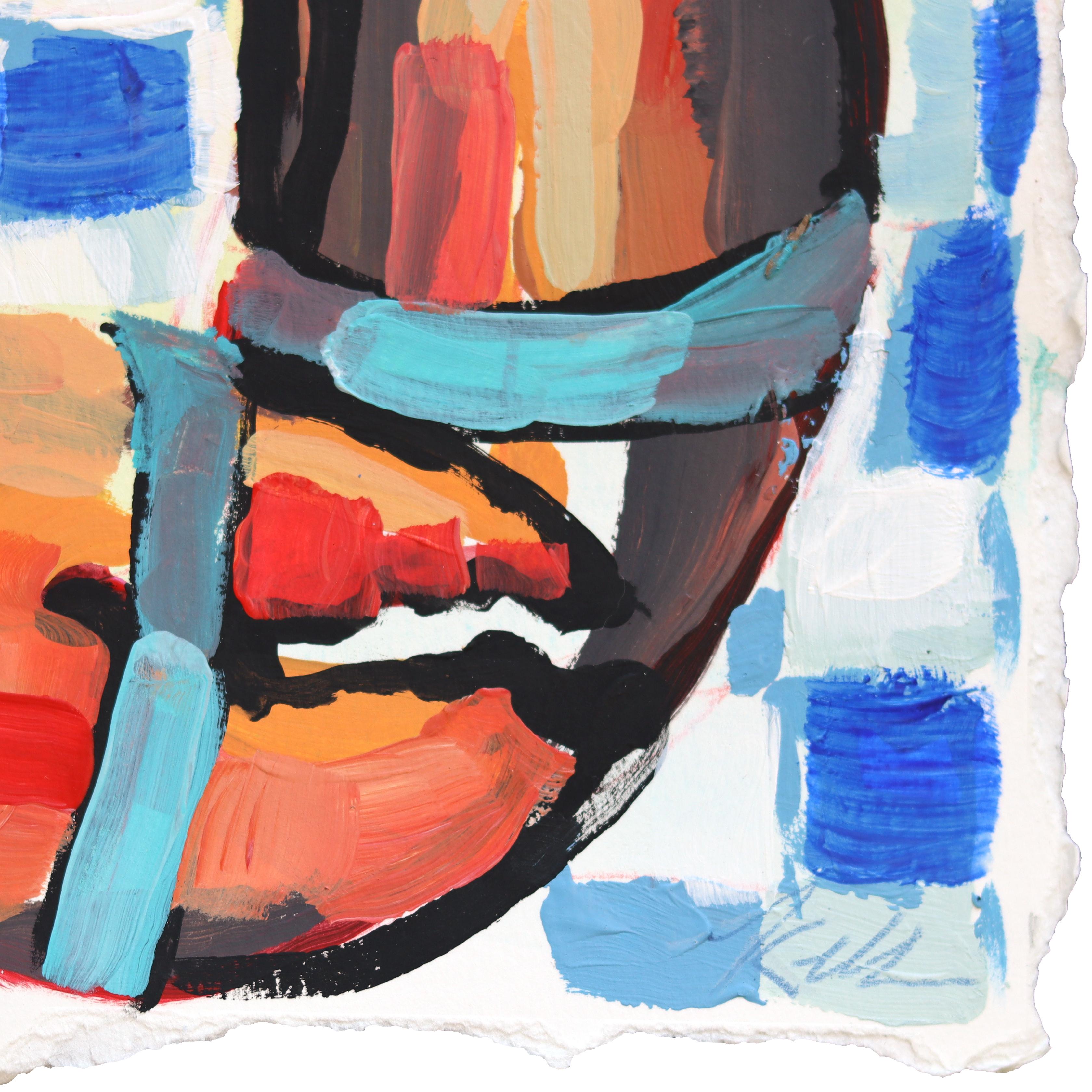 Maine Lobster - Meeresfrüchte Stillleben Farbe Drenching Mixed Media Painting auf Papier im Angebot 2