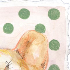 Mug Shot - Dog Portrait Painting on Paper