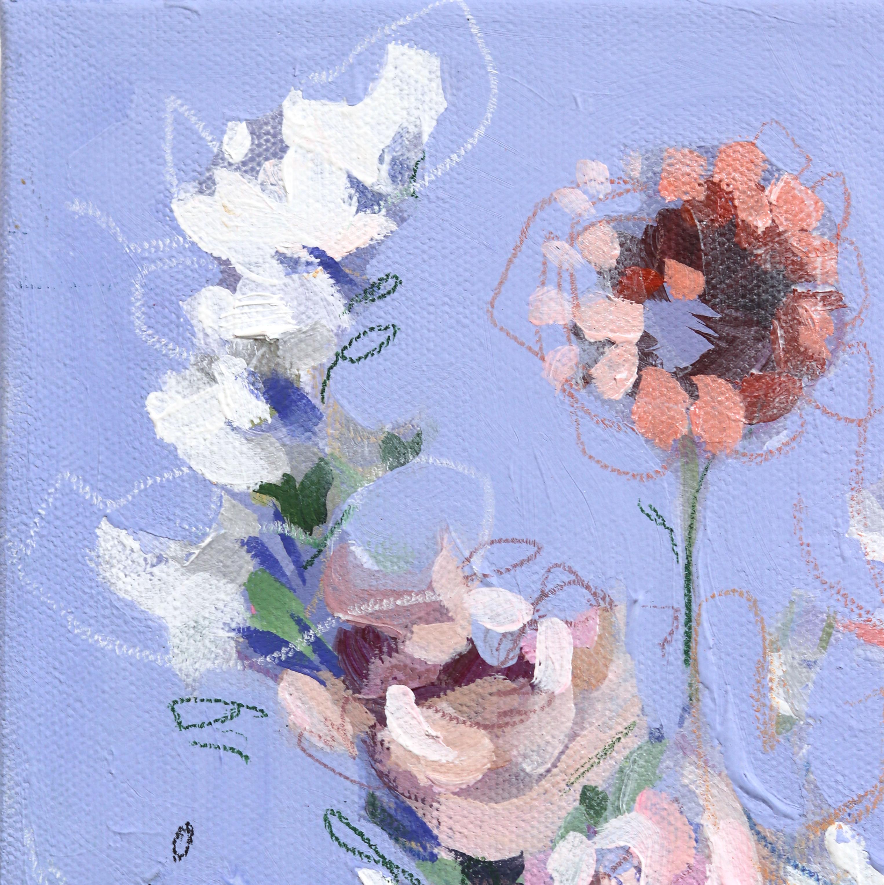 Les natures mortes dynamiques et abstraites sont la spécialité de l'artiste Kellie Newsome, basée en Géorgie. Son travail se caractérise par un style libre et expressif qui met l'accent sur la structure des lignes pour mettre en valeur les détails.