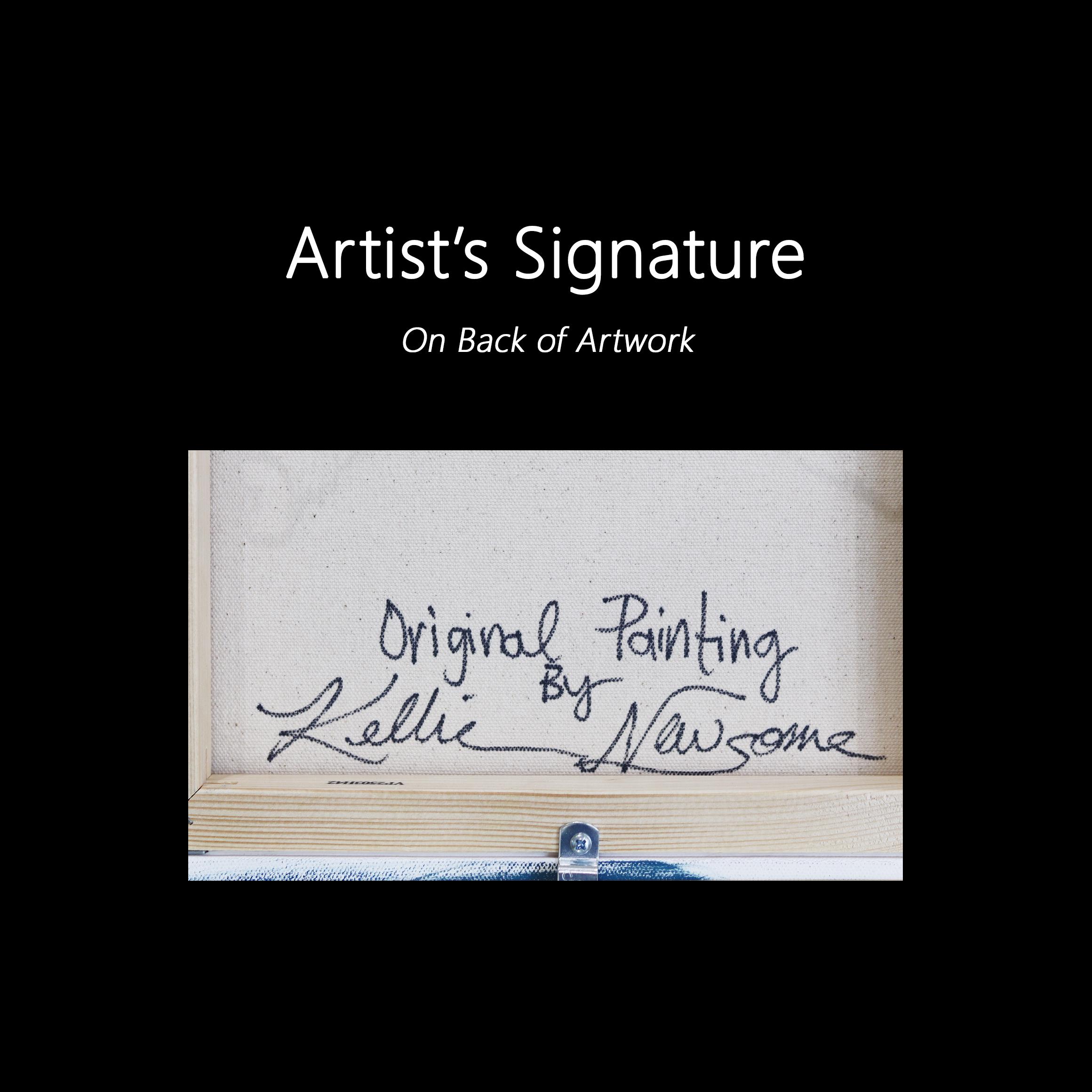 Rosa und Blau, Sein und Ihr - Gerahmtes Abstraktes Buntes Blumenstillleben Kunstwerk im Angebot 6