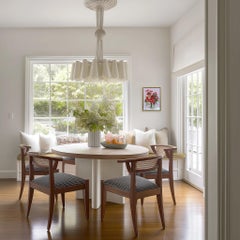 Poppy Parade - Framed Abstract Expressive Botanical Floral Still Life Painting